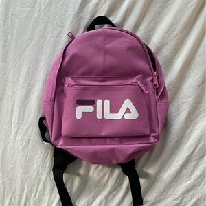 Fila Magenta Backpack with Logo